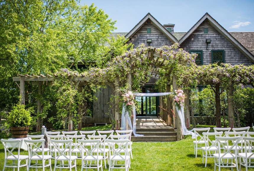 Ceremony chairs set up, Kaitlyn Ferris photography